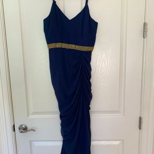 Virgo’s Lounge ankle length gathered dress Size S
